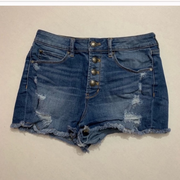 Articles Of Society Pants - Articles of Society High Rise Distressed Shorts